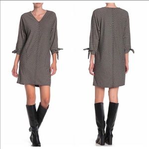 *NWT* Max Studio stripe tie sleeve knit dress (XS)